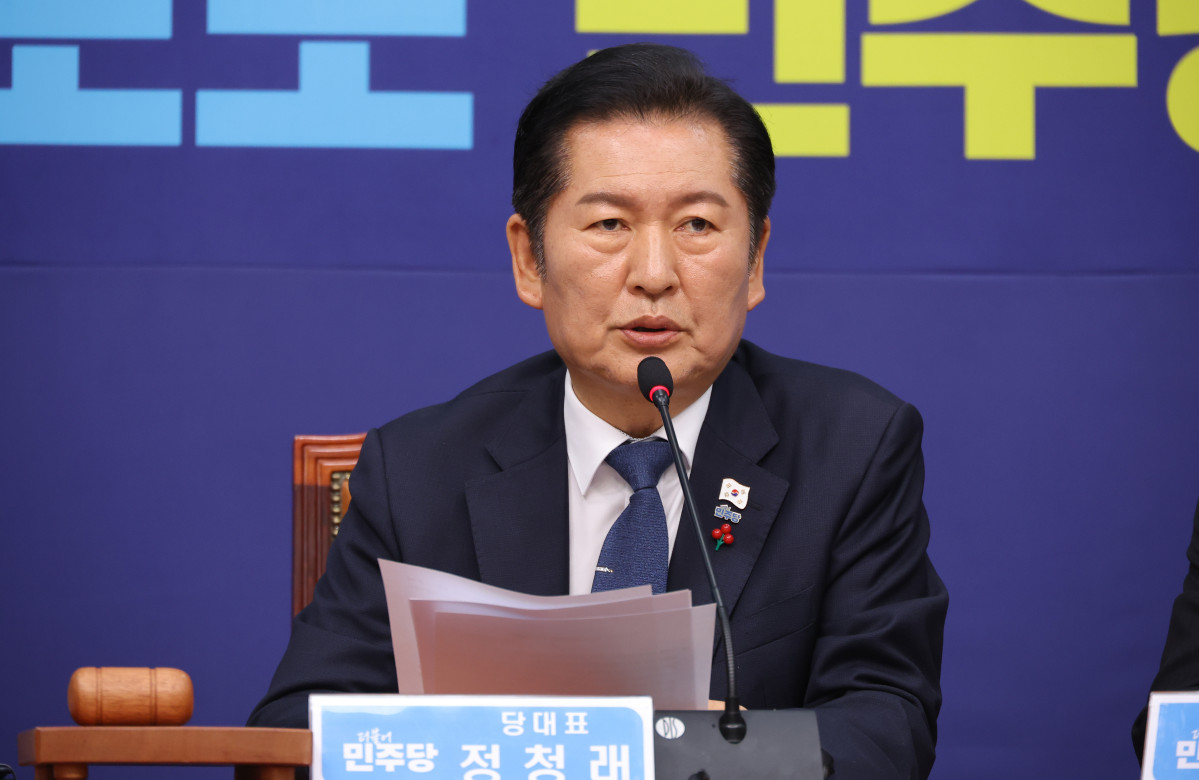 ▲정청래 더불어민주당 당대표 (연합뉴스)