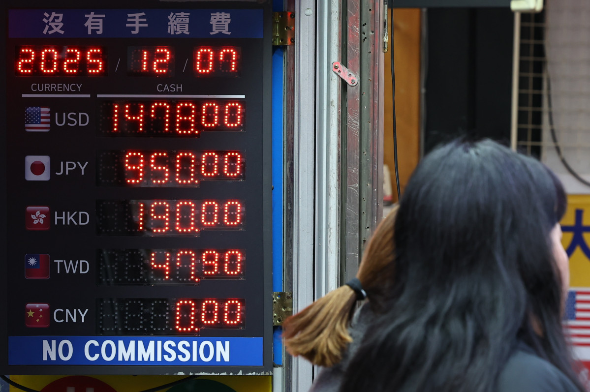 ▲서울 명동 환전소에 원·달러 환전 시세가 보이고 있다. (뉴시스)