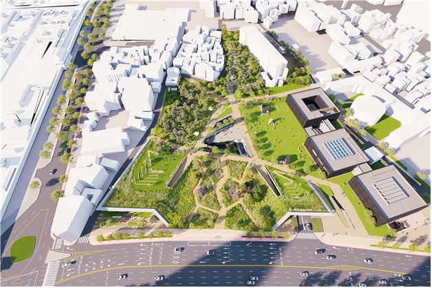 ▲송현 문화공원·주차장 조성사업 조감도 (서울시)