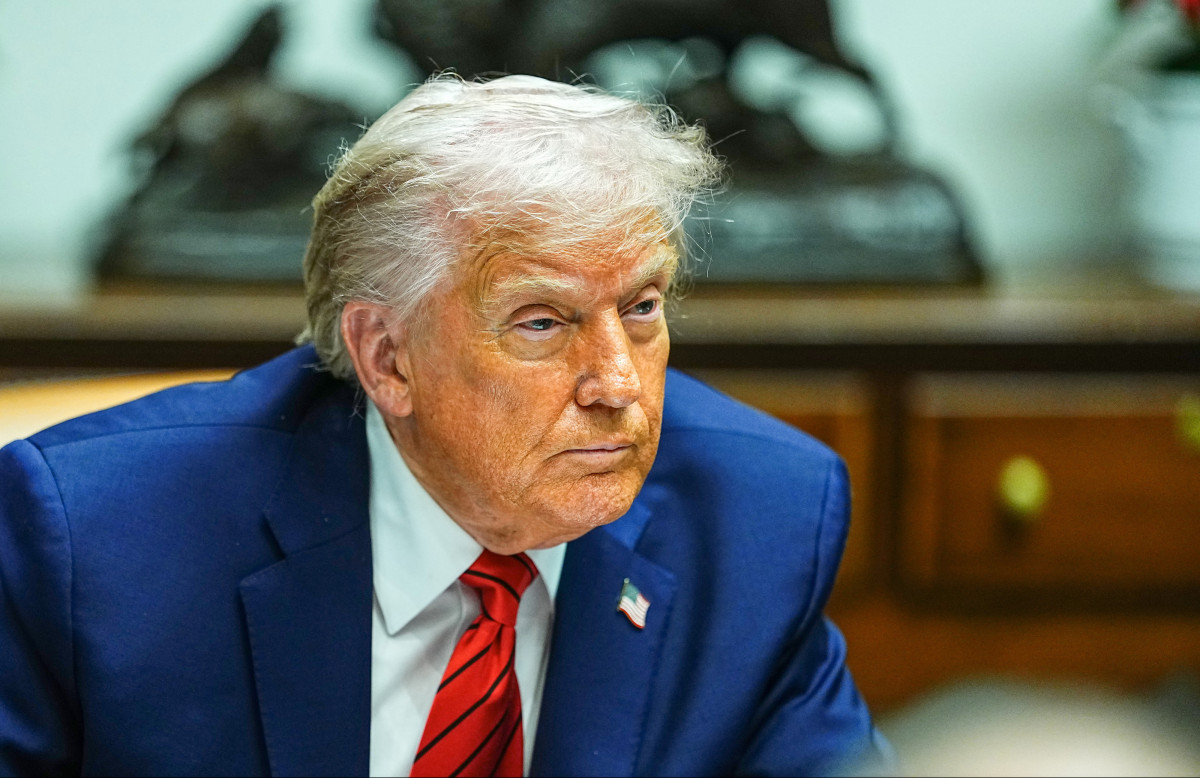 ▲트럼프 대통령이 10일(현지시간) 백악관 루즈벨트룸에서 열린 경제 라운드테이블 행사에서 발언하고 있다. (워싱턴D.C./UPI연합뉴스)