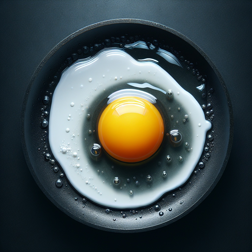 ▲계란의 흰자와 노른자. (오픈AI 달리)