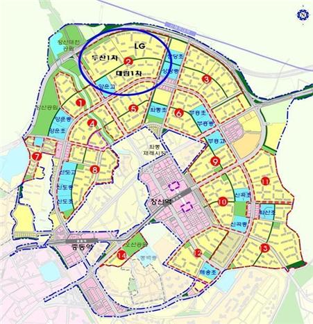 ▲부산시 선도지구 선정구역 해운대지구 위치. (사진제공=국토교통부)