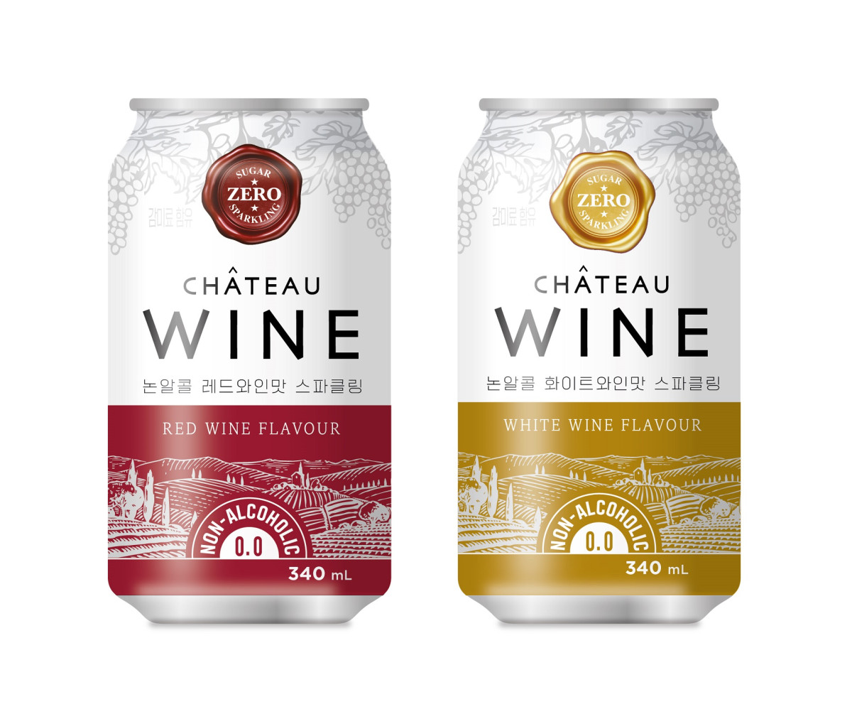 ▲샤토 와인 논알콜 와인맛 스파클링 (사진제공=웅진식품)