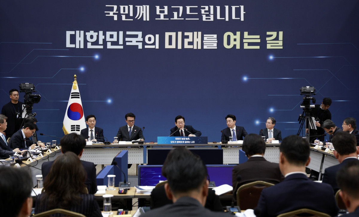 ▲11일 세종시 정부세종컨벤션센터에서 이재명 대통령이 참석한 가운데 '희망찬 농업·농촌, 모두가 행복하게 일하는 나라' 농림축산식품부(농촌진흥청·산림청)-고용노동부 업무보고가 진행되고 있다. (대통령실통신사진기자단)