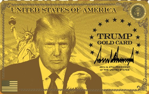 (출처='The Trump Gold Card' 공식 사이트 캡처)