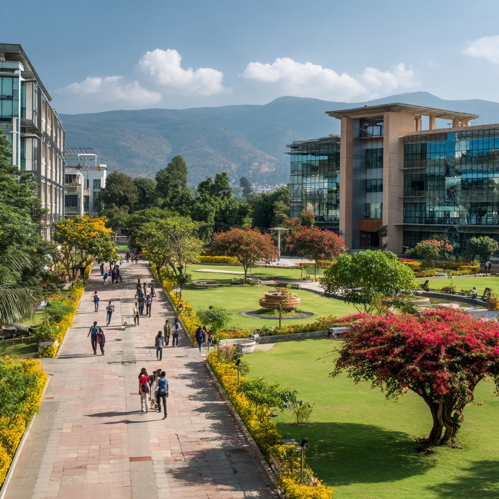 ▲대학 캠퍼스 전경. (강문정 기자·미드저니)