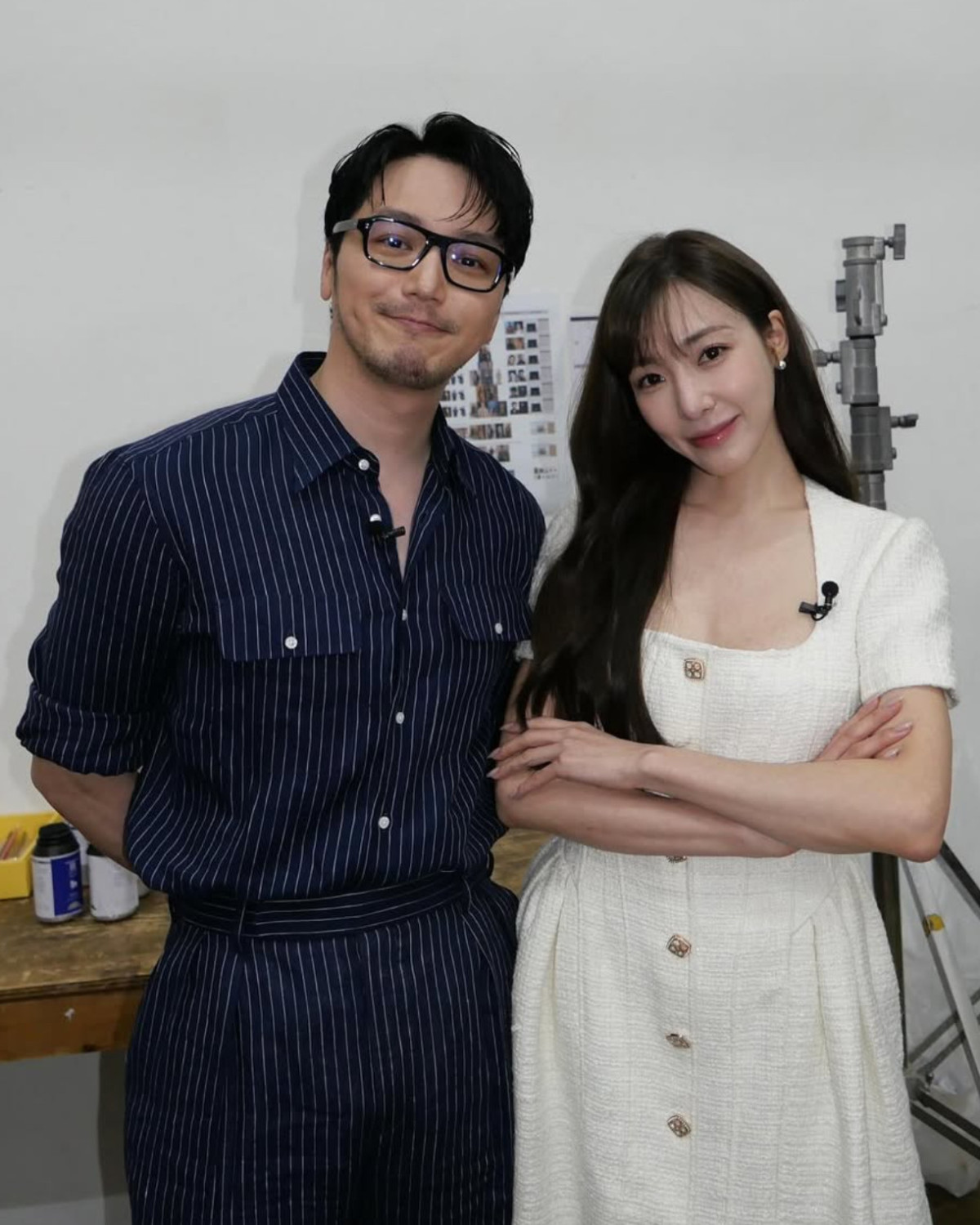 ▲배우 변요한(왼), 소녀시대 티파니. (출처=티파니SNS)