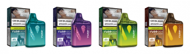 ▲BAT로스만스의 액상형 전자담배(베이퍼) 브랜드 ‘뷰즈(Vuse)’ (사진제공=BAT코리아)