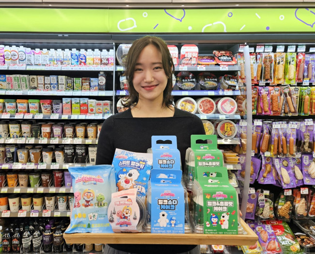 ▲CU 뽀로로 스위트캐슬 컬래버레이션 상품. (사진제공=CU)