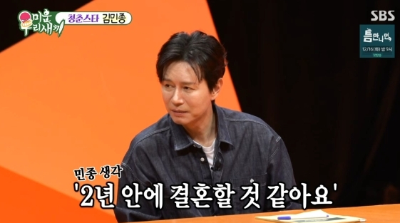 ▲'미우새' 김민종(사진=SBS 방송화면 캡처)