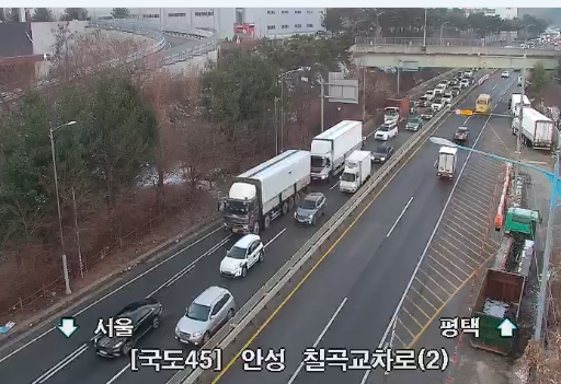 ▲안성 만성터널 교통사고…칠곡교차로~만세터널 전면 통제 (출처=국토교통부)