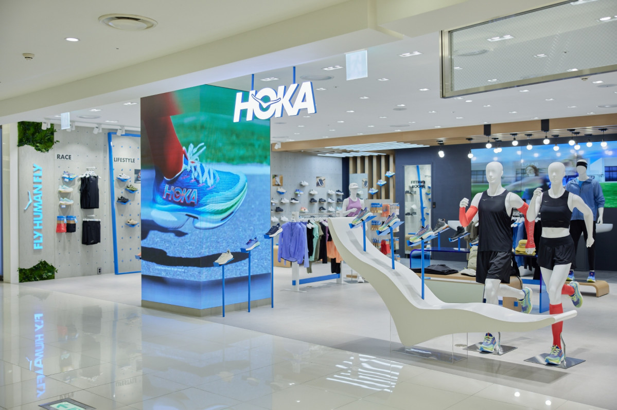 ▲호카 타임스퀘어 매장.(조이웍스앤코 제공)