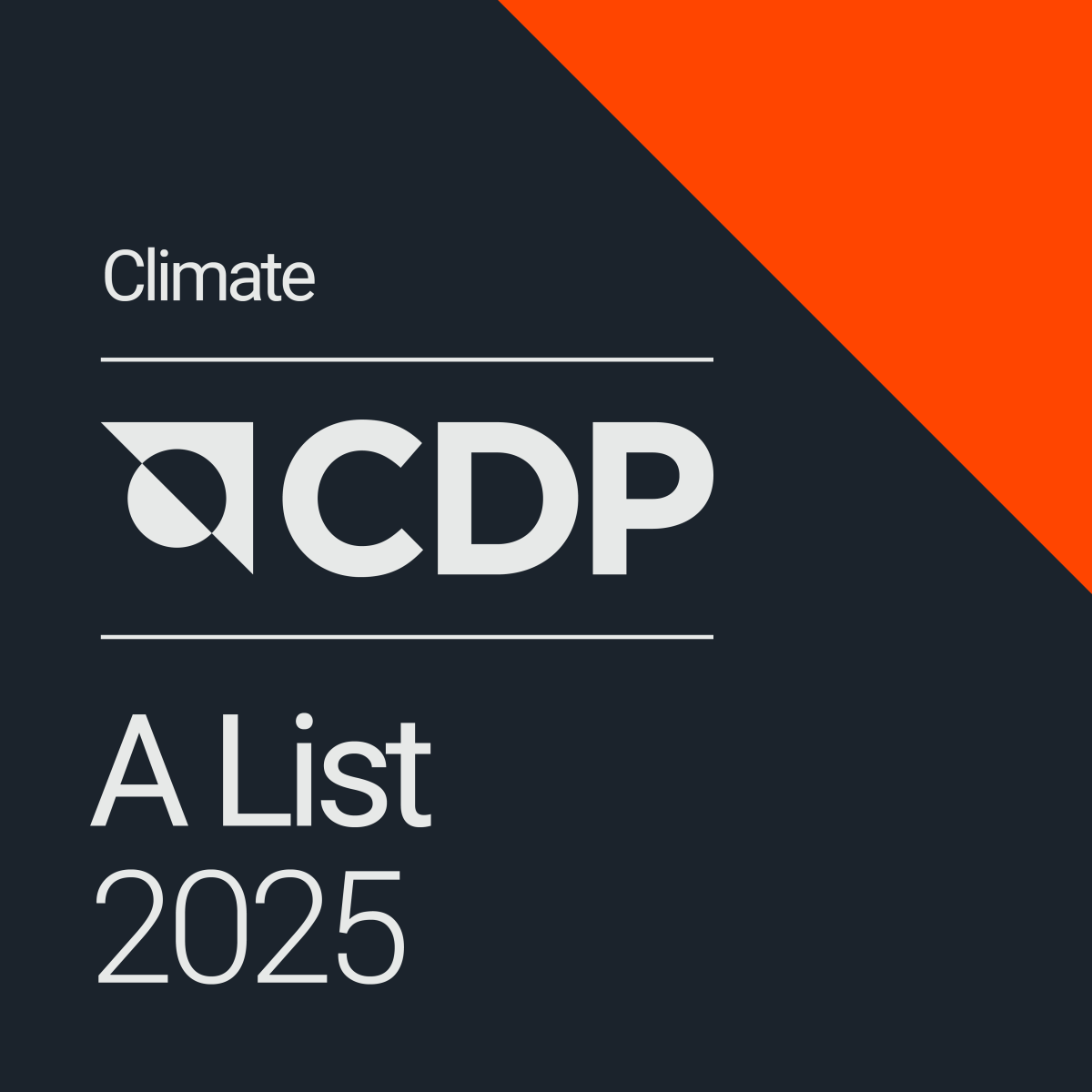 ▲2025 CDP A List 뱃지. (사진제공=한화 건설부문)
