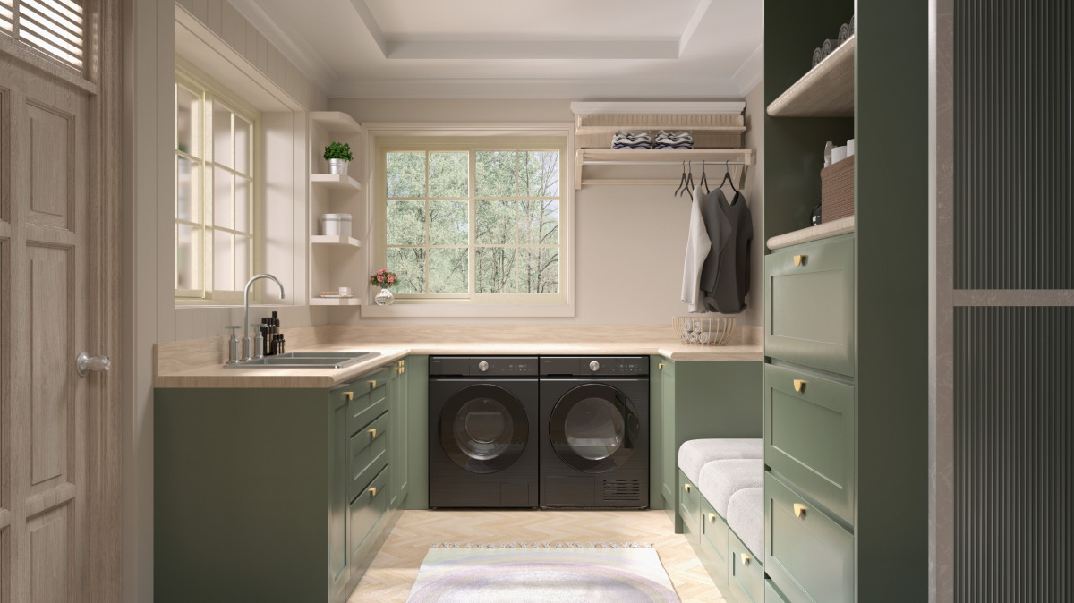 ▲삼성전자 고효율 세탁기와 건조기 라이프스타일 이미지 (사진제공-삼성전자)