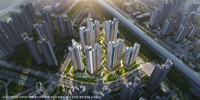 ▲'시티오씨엘 8단지' 조감도. (사진제공=HDC현대산업개발발)