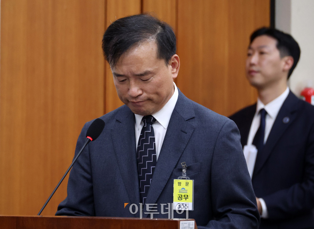 ▲김종철 방송미디어통신위원회 위원장 후보자가 16일 서울 여의도 국회 과학기술정보방송통신위원회 인사청문회에 참석하고 있다. 고이란 기자 photoeran@