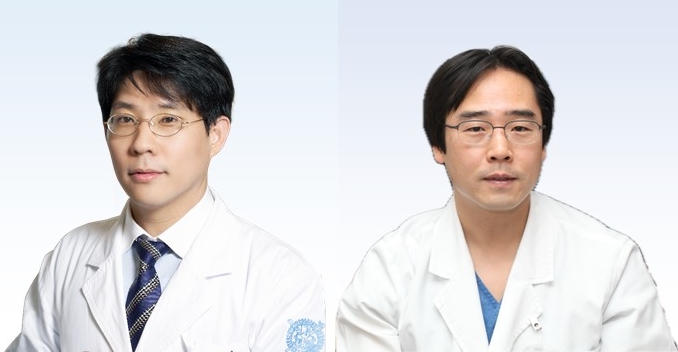 ▲최병윤 분당서울대병원 이비인후과 교수(좌), 김창희 건국대병원 이비인후-두경부외과 교수(우) (분당서울대병원)