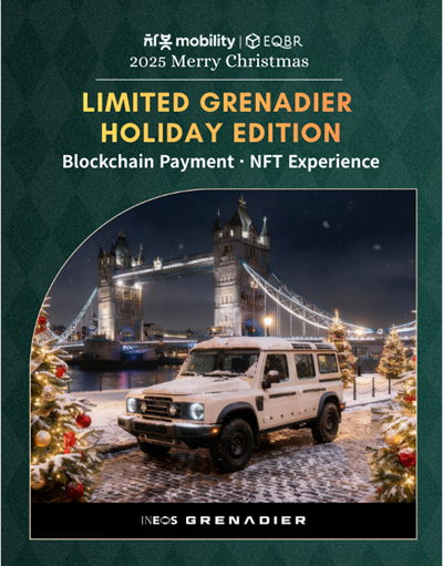 ▲차봇 모빌리티 그레나디어 홀리데이 에디션. (사진=차봇모빌리티)