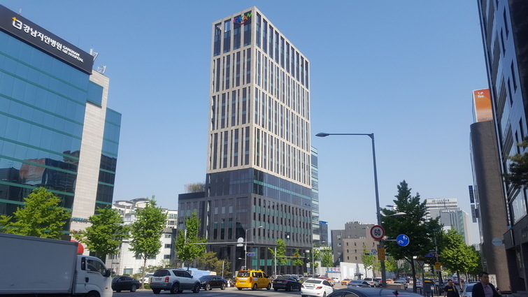 ▲서울 강남구 논현동 싸이칸타워 전경 (사진=싸이칸홀딩스 홈페이지 갈무리)