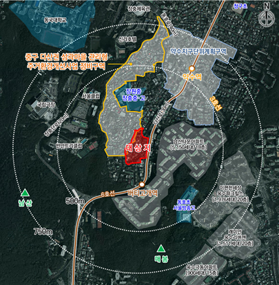 ▲신당9구역 위치도 (서울시)