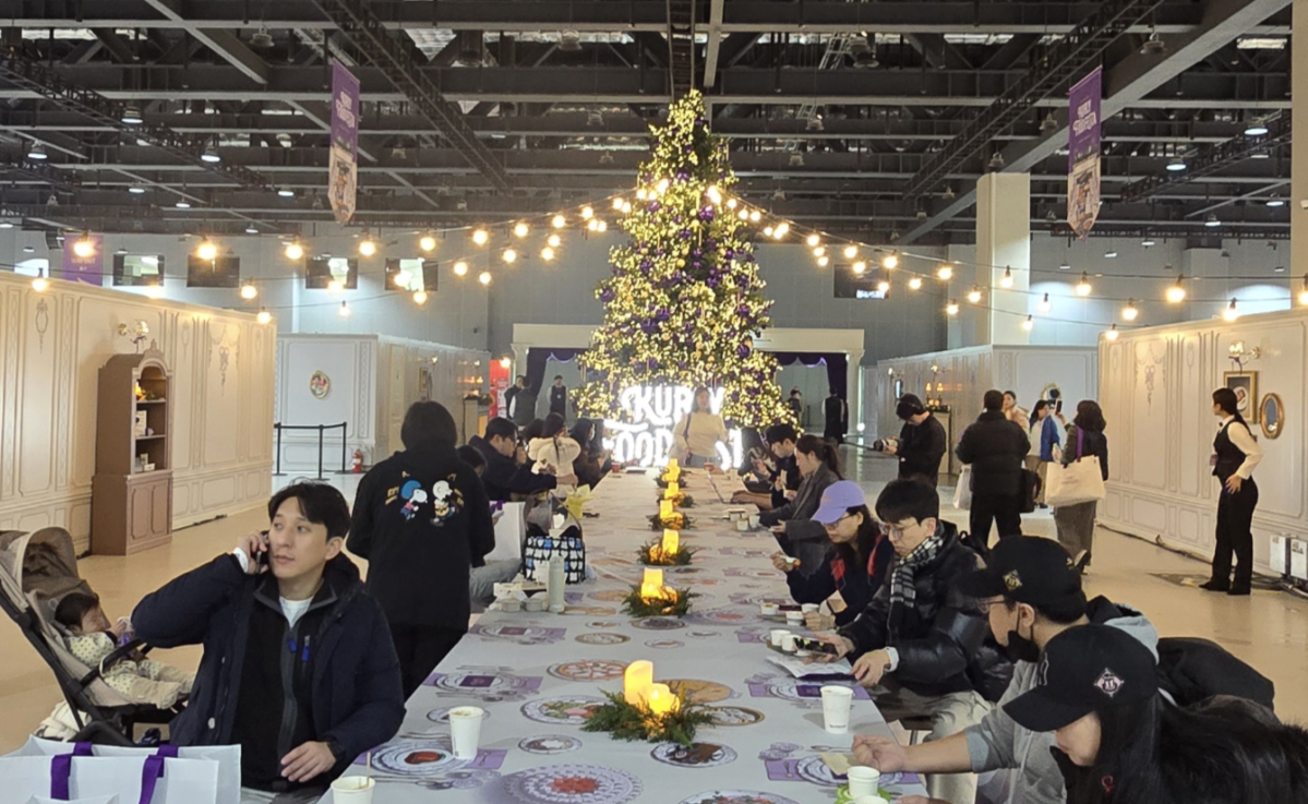 ▲컬리푸드페스타 2025 내부 전경 (배근미 기자 athena3507@)