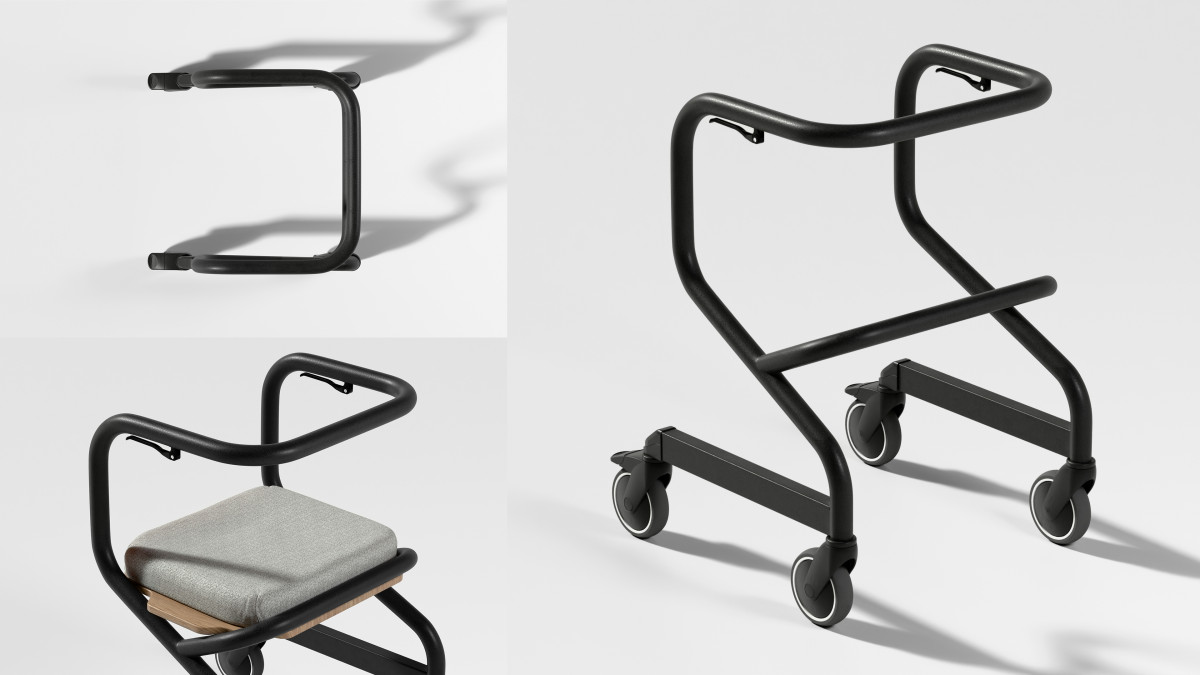 ▲고령자 보행 보조기 ‘롤워커’ 제품 이미지.(유니움 제공)