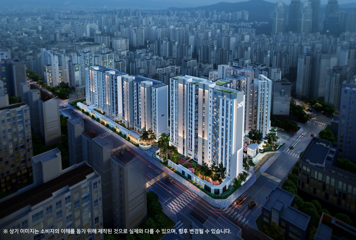 ▲'역삼센트럴 자이' 조감도. (사진제공=GS건설)