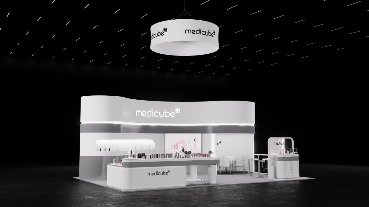 ▲CES 2026에 참가하는 에이피알 '메디큐브' 부스 조감도 (사진제공=에이피알)