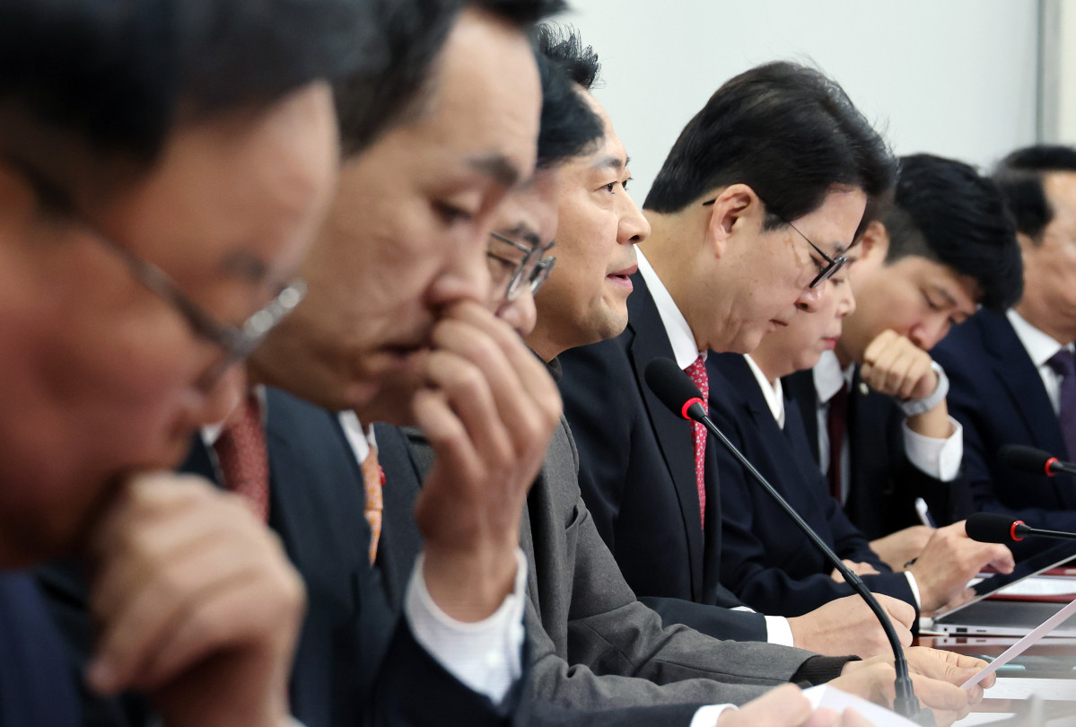 ▲국민의힘 장동혁 대표가 18일 국회에서 열린 최고위원회의에서 모두발언을 하고 있다. 2025.12.18 (연합뉴스)