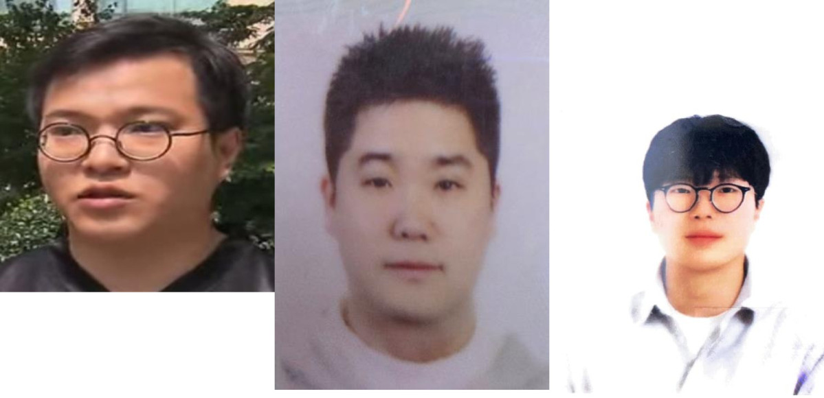 ▲ 서울교통공사가 올해 지하철 의인으로 선정한 박정한(왼쪽부터) 씨, 이우석 씨, 황승연 씨. (사진 제공 = 서울시)