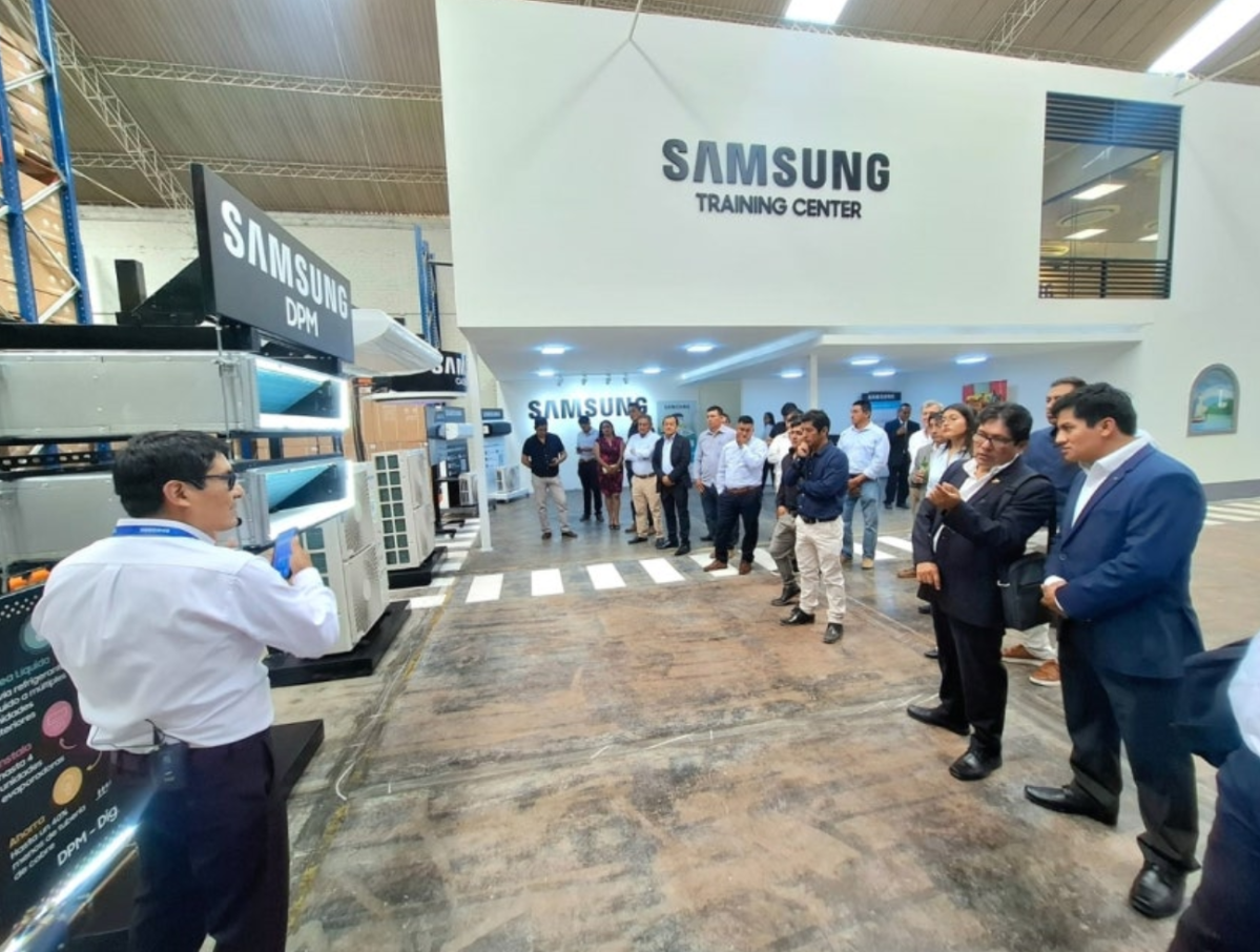 ▲삼성전자가 페루에 첫 HVAC 교육센터를 개소했다. (사진제공=삼성전자)