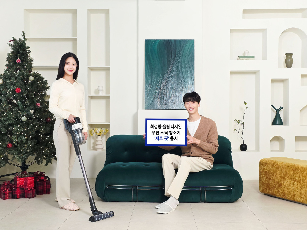 ▲삼성전자 무선 스틱 청소기 '제트 핏(Jet Fit)' 신제품 (자료제공=삼성전자)