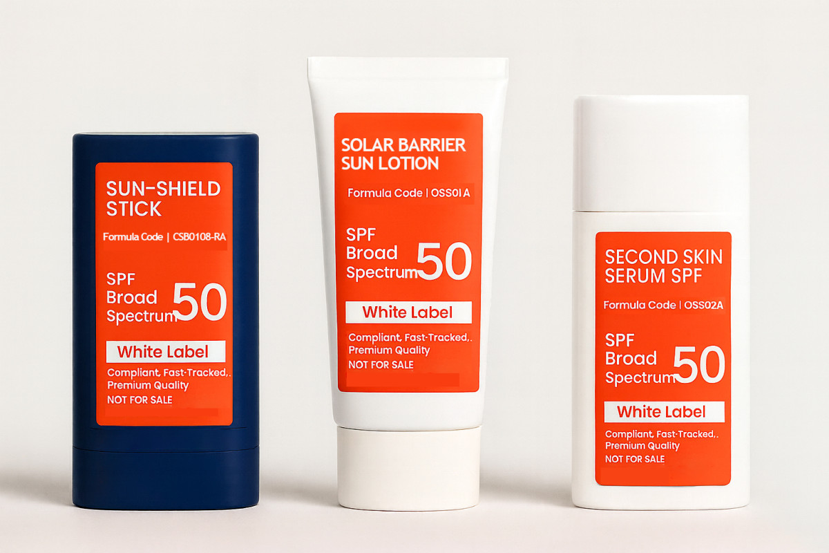 ▲CTK OTC LABORATORIES의 화이트라벨 선제품 3종 이미지. (사진제공=씨티케이)