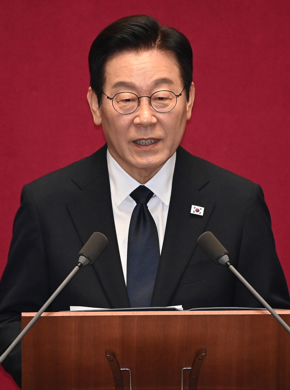 ▲이재명 대통령이 4일 서울 여의도 국회 본회의에서 내년도 정부 예산안에 대한 시정연설을 하고 있다. 고이란 기자 photoeran@(이투데이DB)