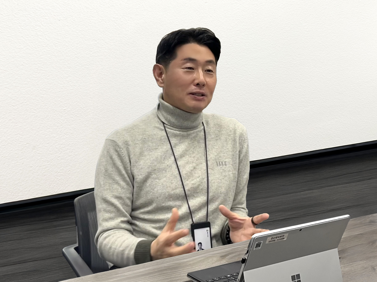 ▲이기철 GS리테일 간편MD부문장(상무)이 서울 강남구 역삼동 GS리테일 본사에서 본지와 인터뷰를 하고 있다. (사진제공=GS리테일)