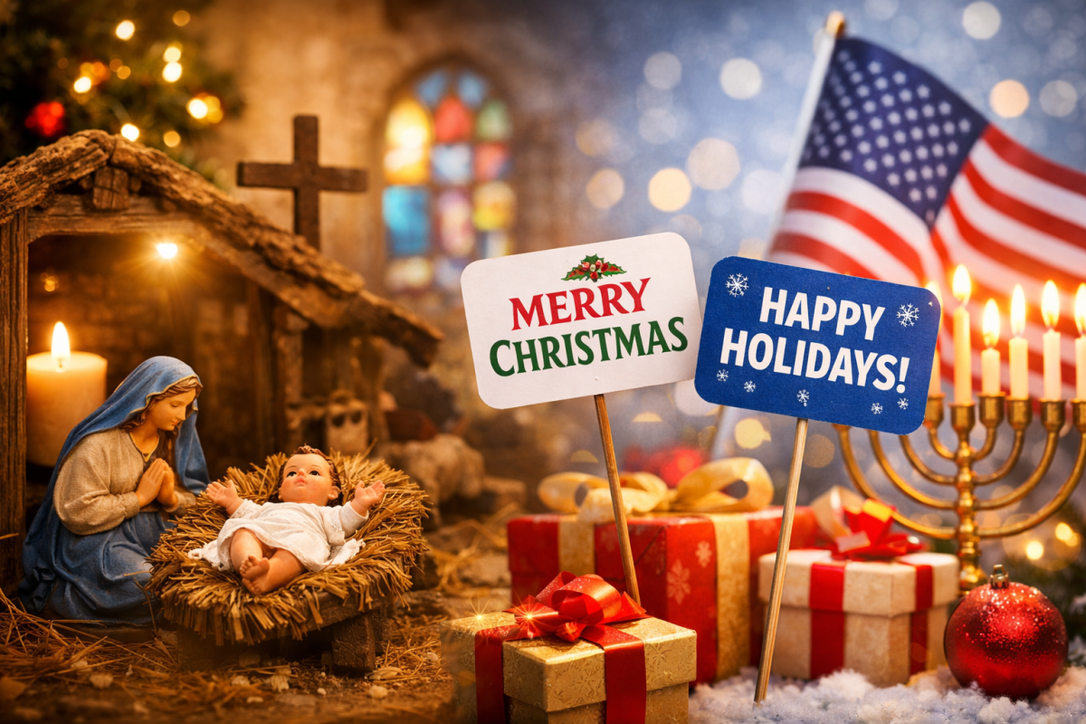 ▲메리 크리스마스 인사 뜻, 해피 홀리데이 메리 크리스마스 논란 (출처=오픈AI 챗GPT)