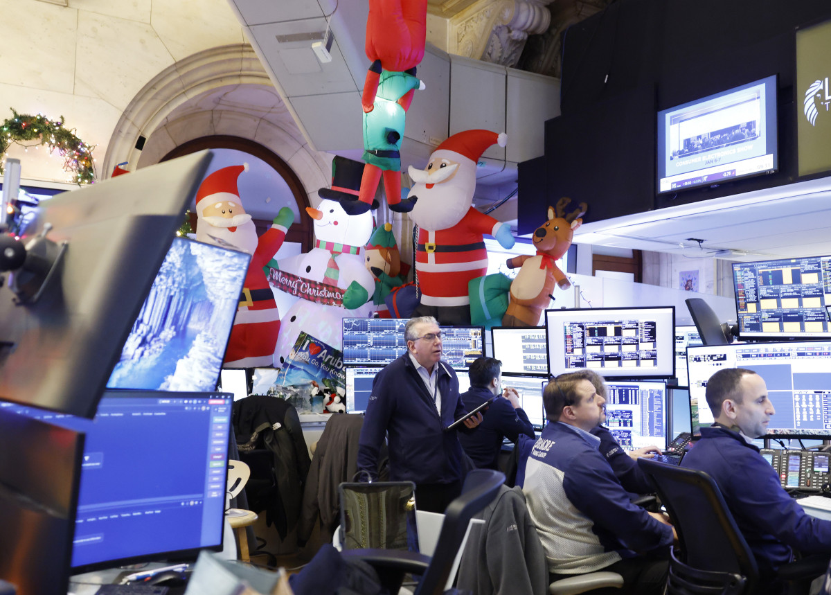 ▲뉴욕 증권거래소의 트레이더 (UPI/연합뉴스)