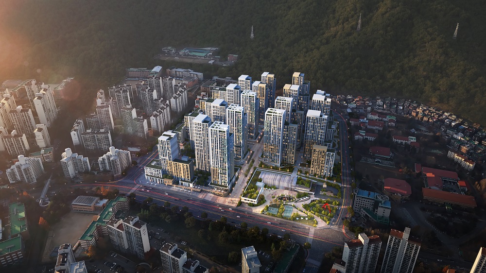 ▲군포산본 9-2구역 조감도. (사진제공=LH)