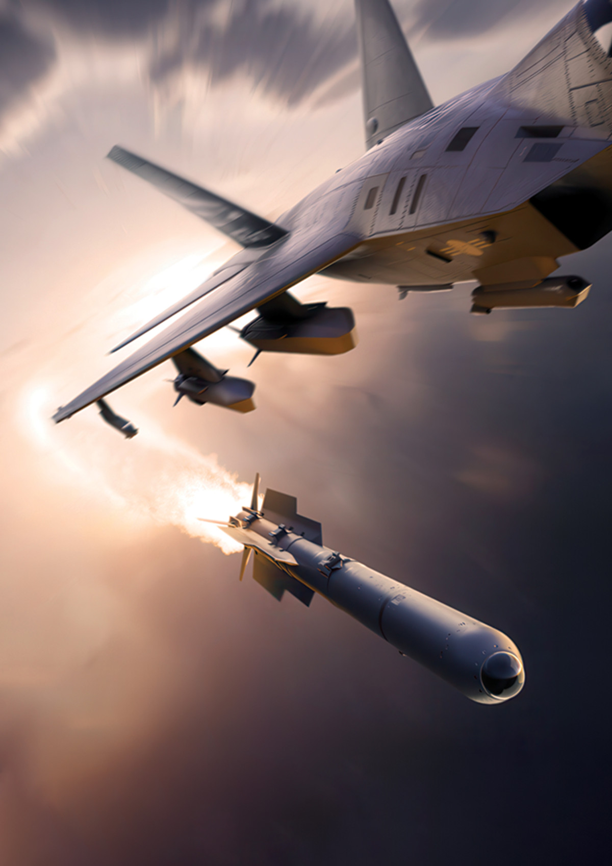 ▲KF-21에서 대공미사일이 발사되는 모습. (사진= LIG넥스원)