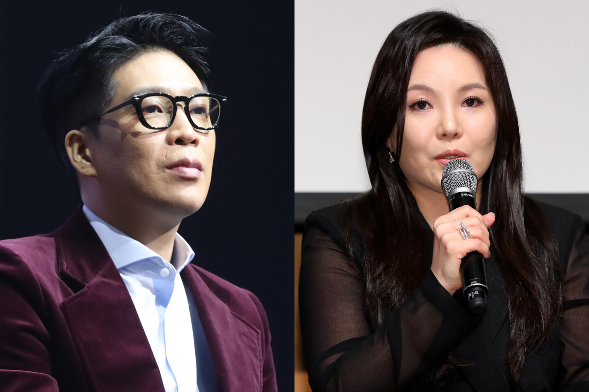 ▲가수 MC몽(왼쪽), 차가원 원헌드레드 대표. (뉴시스)