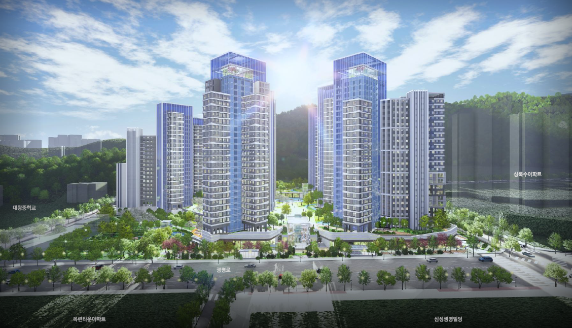 ▲일원동 가람아파트 재건축 조감도 (서울시)