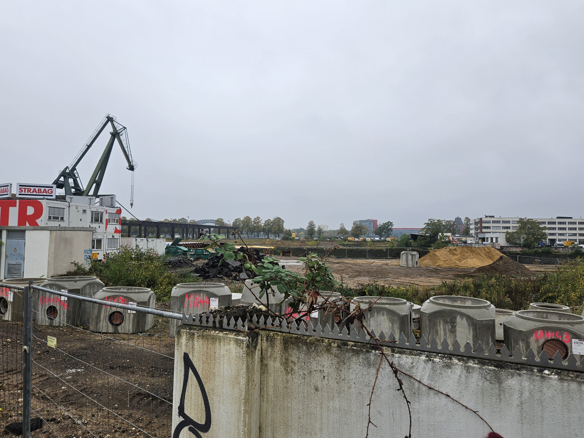 ▲독일 쾰른 남부 주택공급 지구 공사 현장. (김지영 기자 kjy42)