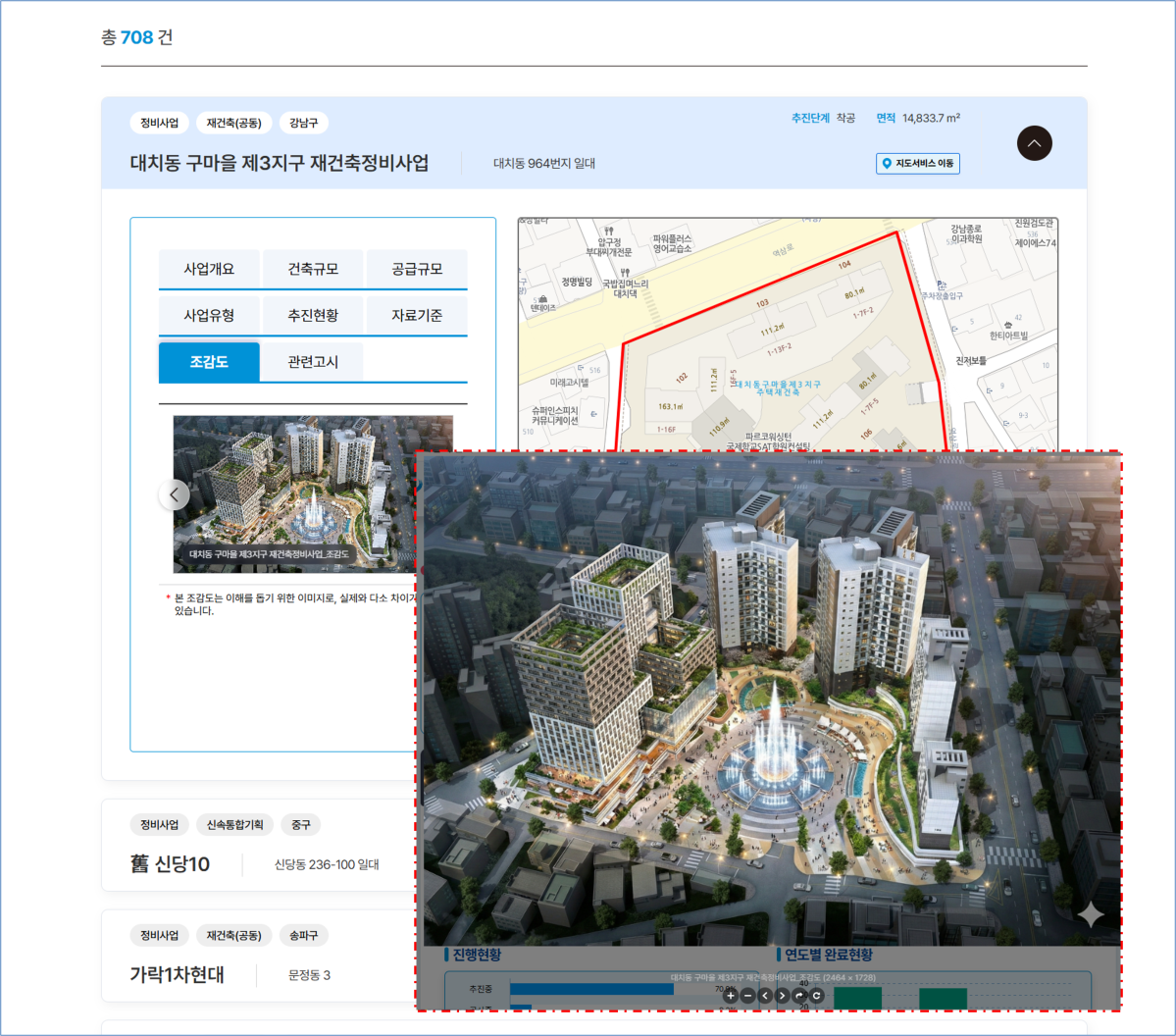▲서울플랜+ 조감도 제공 화면 예시. (서울시)