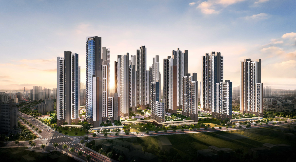 ▲인천 금송구역 주택재개발 정비사업 투시도. (사진제공=BS한양)