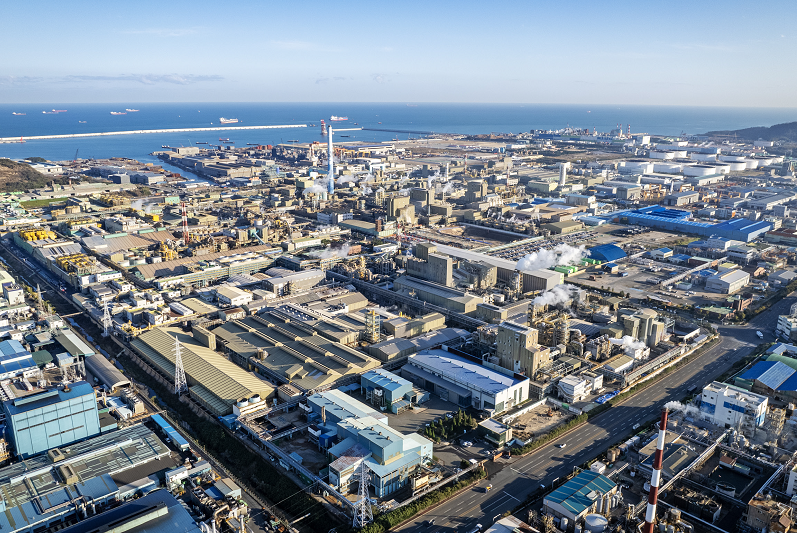 ▲고려아연 온산제련소 전경. (사진제공=고려아연)