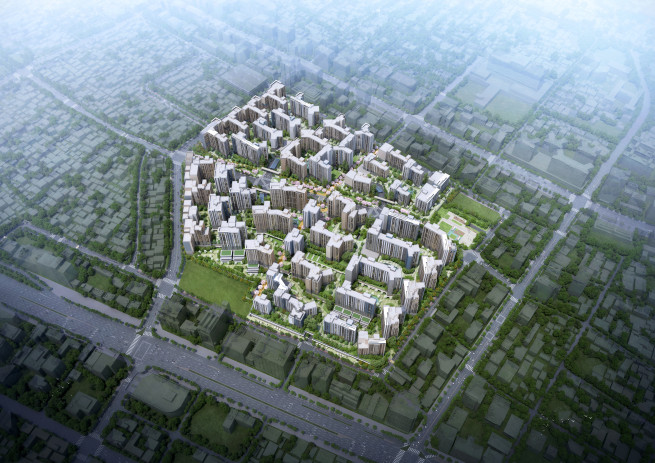 ▲성남 신흥1구역 공공참여 재개발 단지조감도. (사진제공=한국토지주택공사)