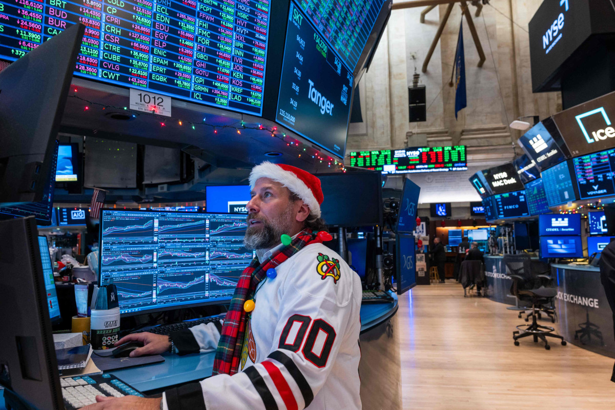 ▲24일(현지시간) 뉴욕증권거래소(NYSE) 모습. (뉴욕/AFP연합뉴스)