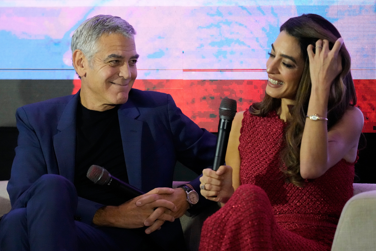 ▲조지 클루니와 아말 클루니 부부. (AP뉴시스)