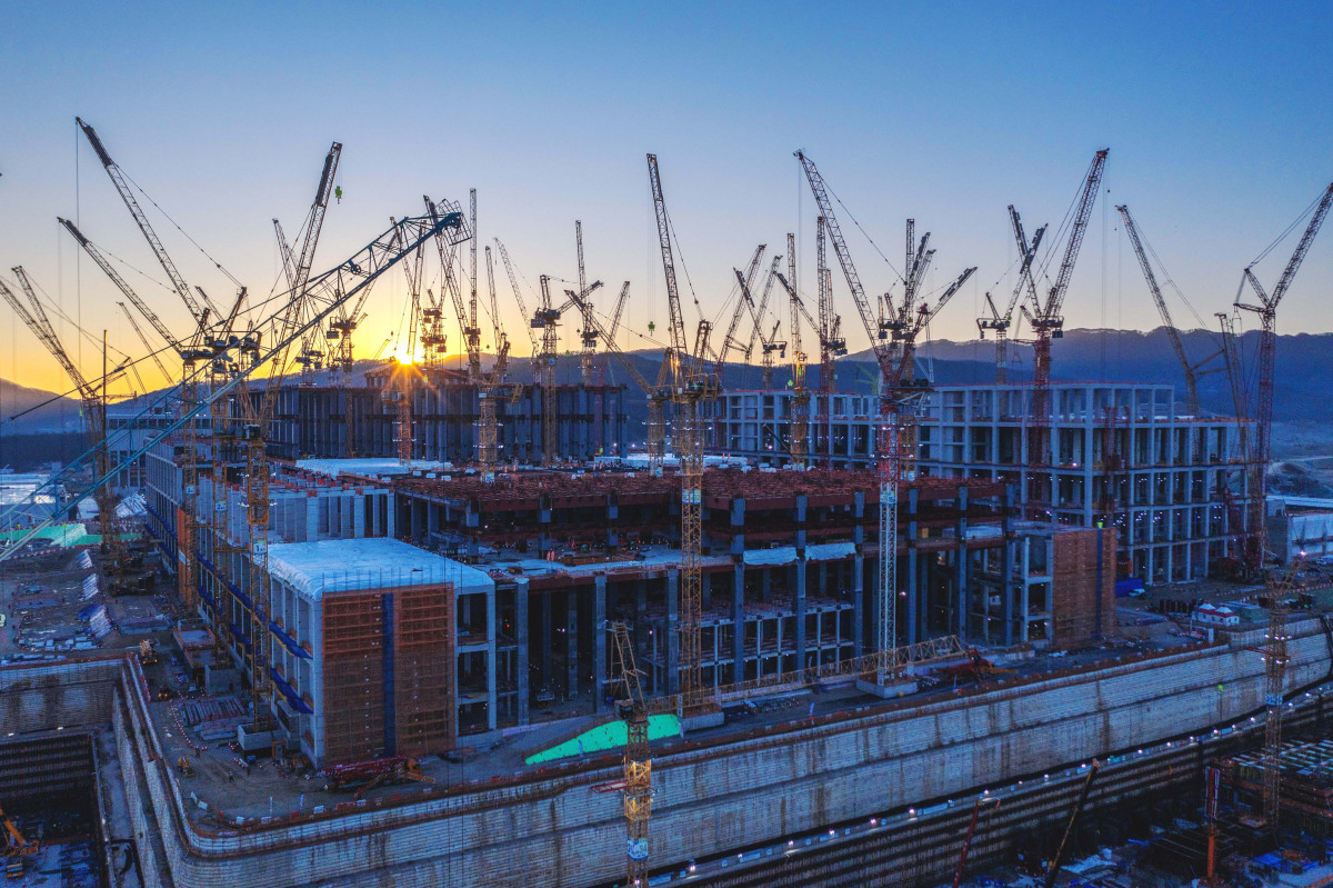 ▲경기 용인시 SK하이닉스 반도체 클러스터 건설 현장. 신태현 기자 holjjak@