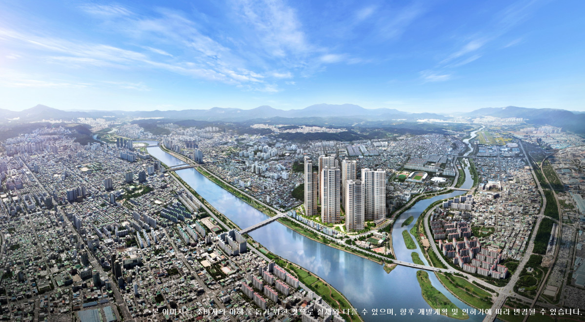 ▲'태화강 센트럴 아이파크' 조감도. (사진제공=HDC현대산업개발)